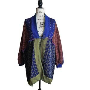 Veranda Wear Handwoven Artisan Cardigan Sz L/XL